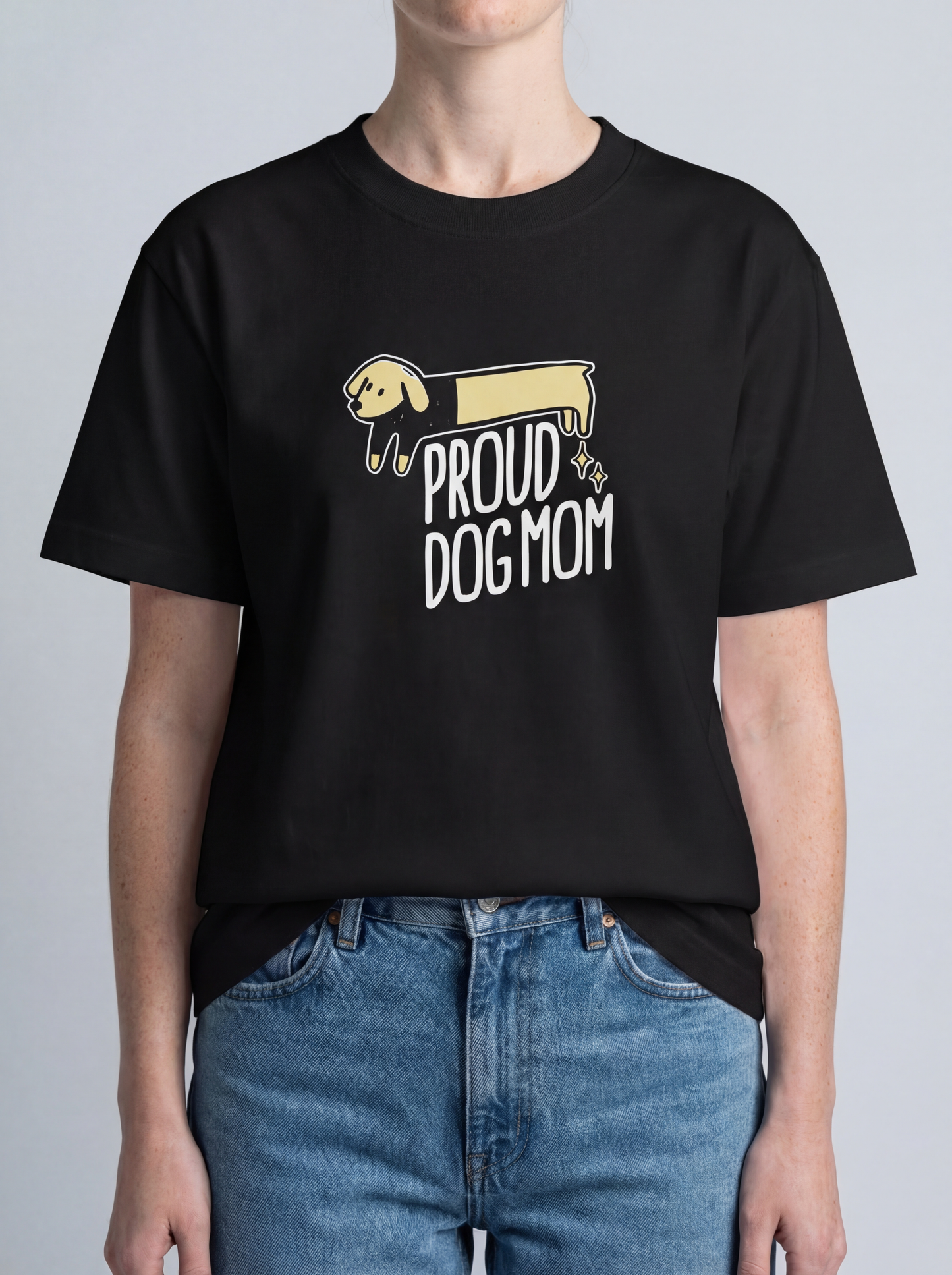 Long Dog Tee — Dog Mom