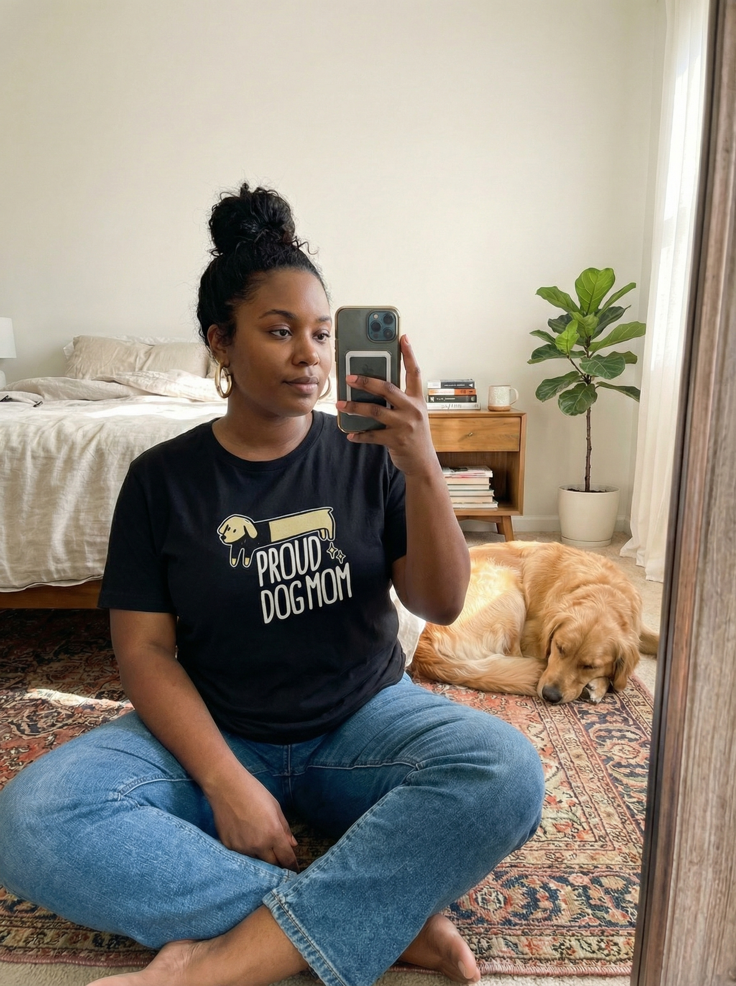 Long Dog Tee — Dog Mom