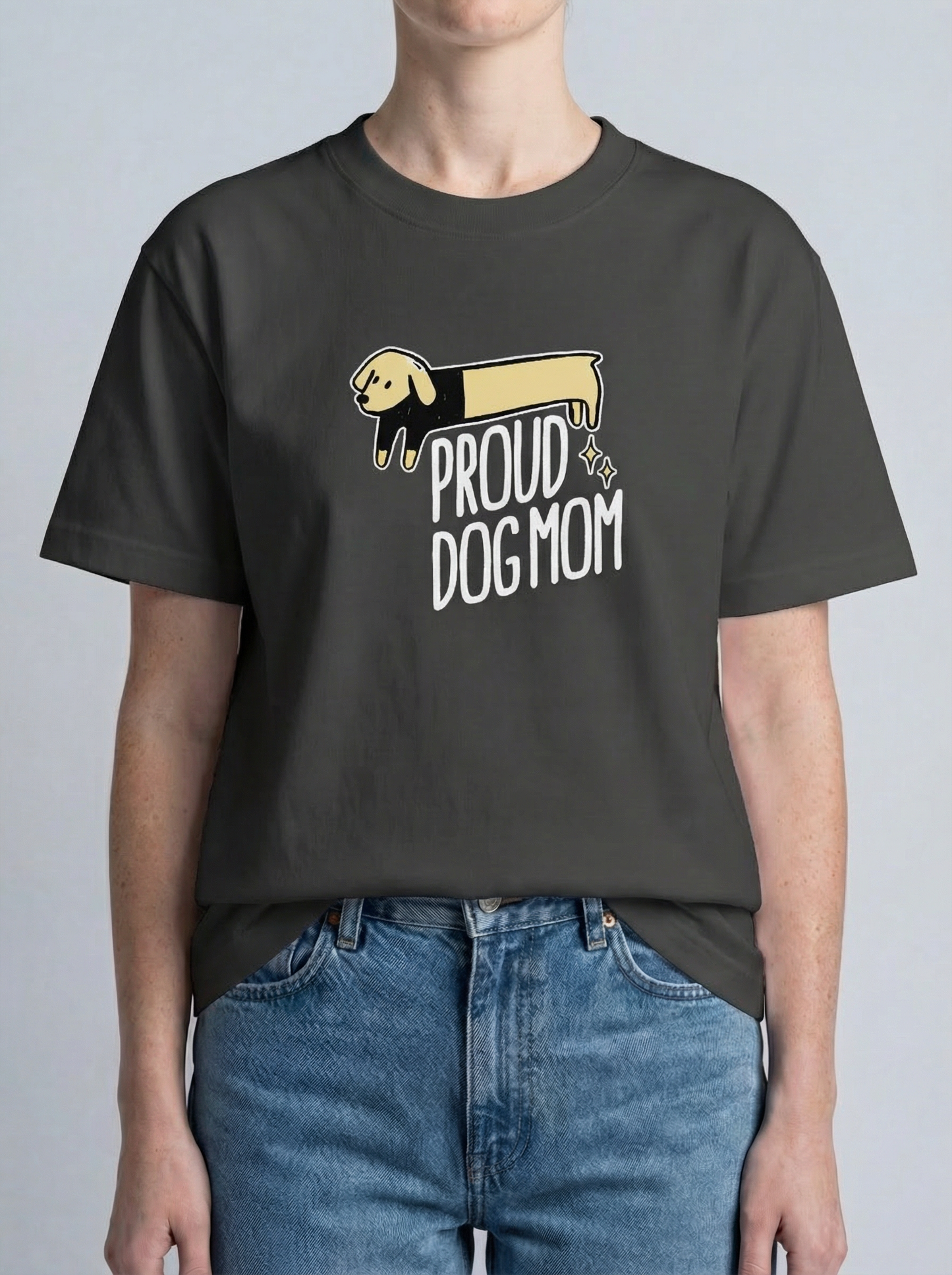 Long Dog Tee — Dog Mom