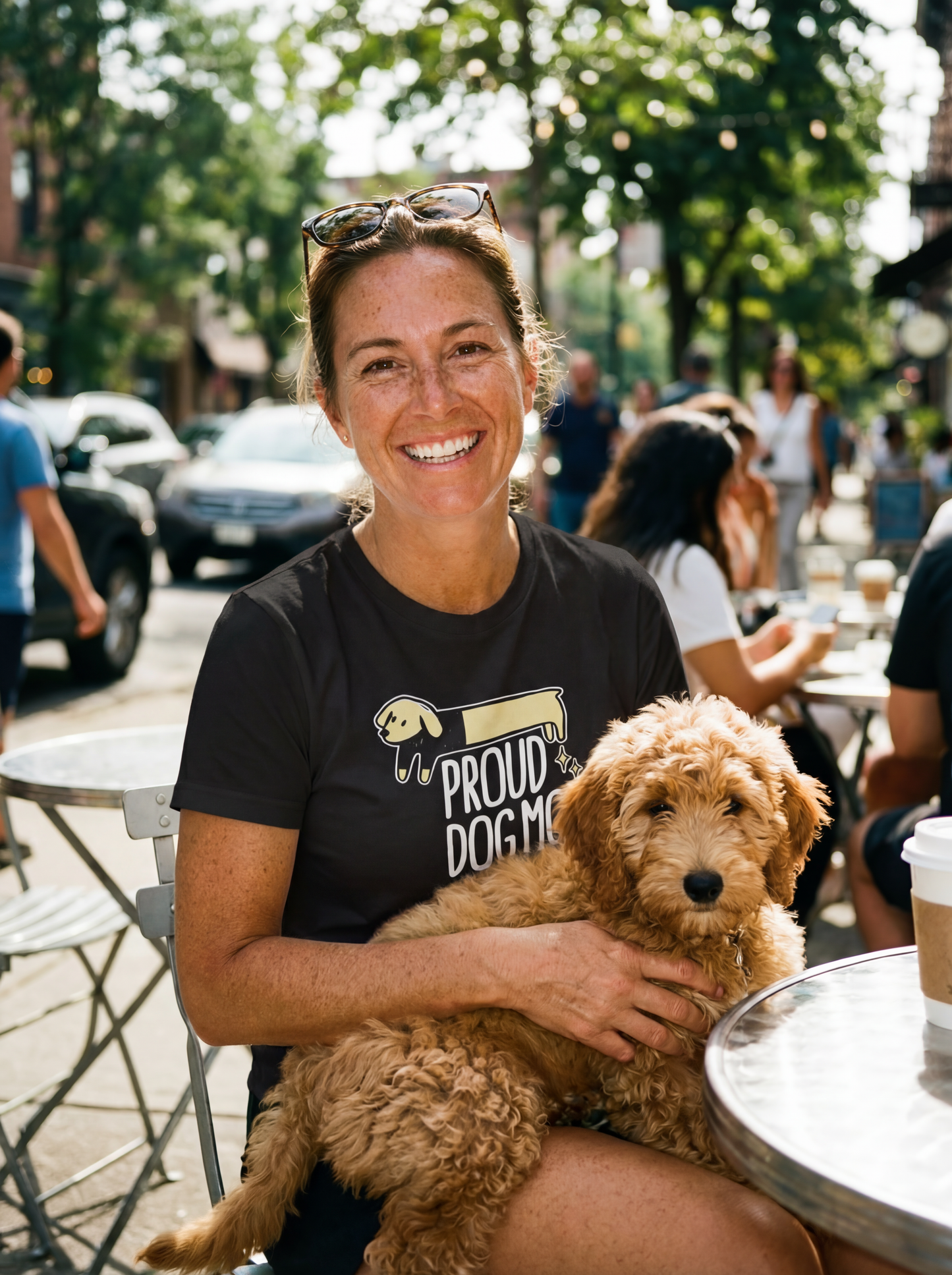 Long Dog Tee — Dog Mom