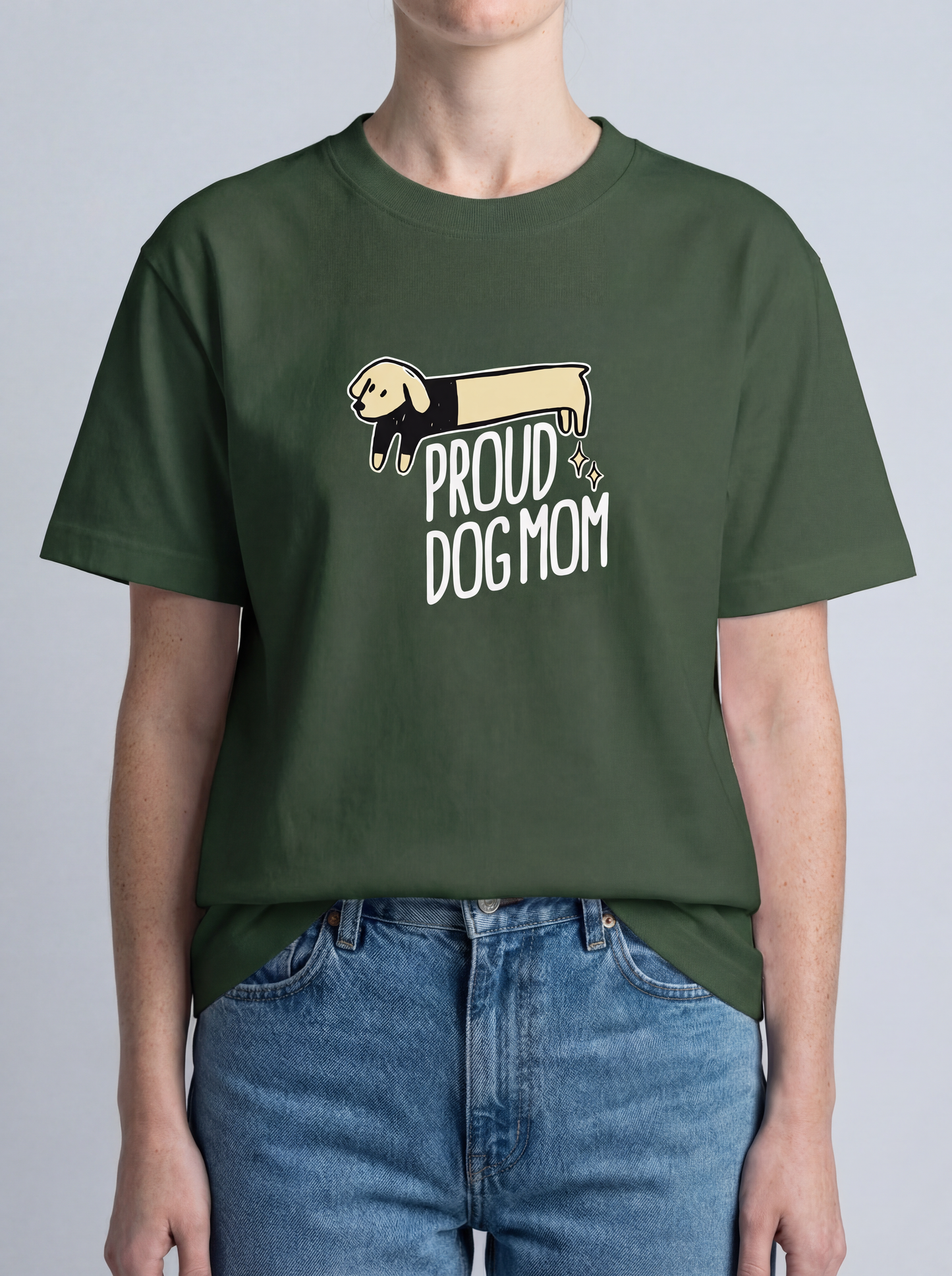 Long Dog Tee — Dog Mom
