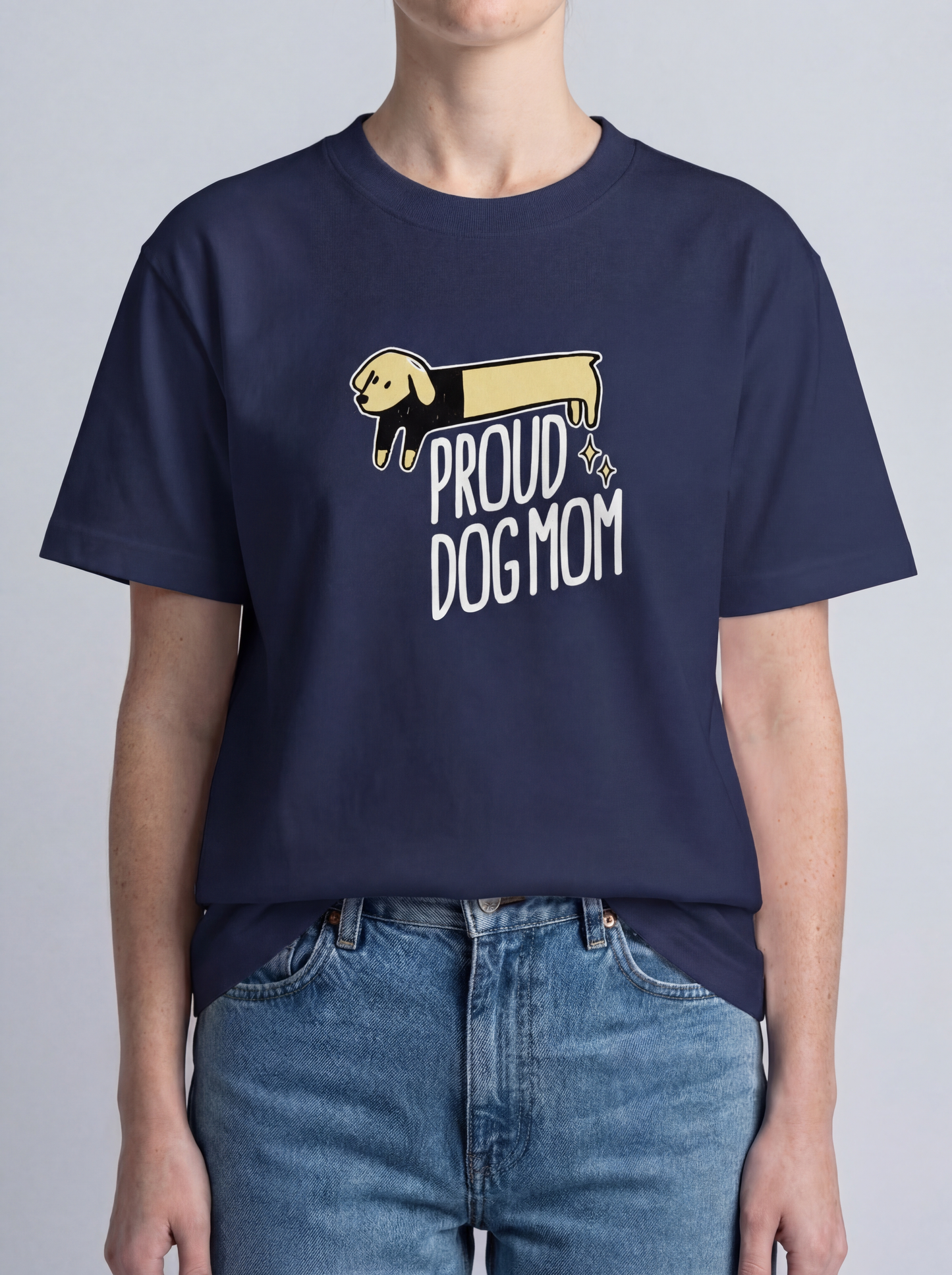 Long Dog Tee — Dog Mom