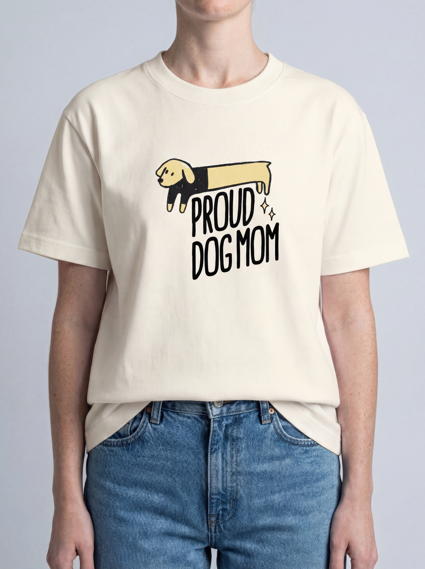 Long Dog Tee — Dog Mom