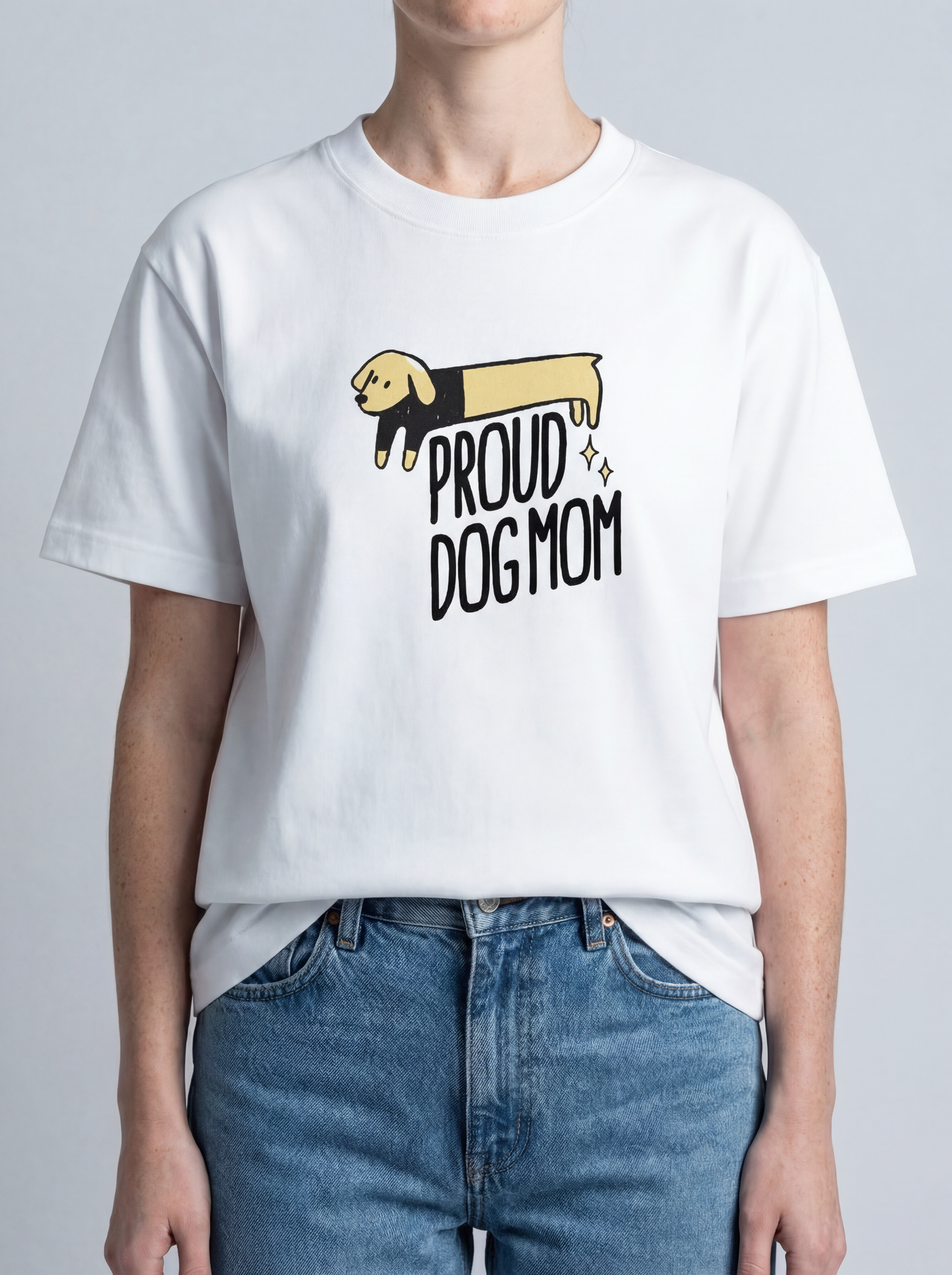 Long Dog Tee — Dog Mom