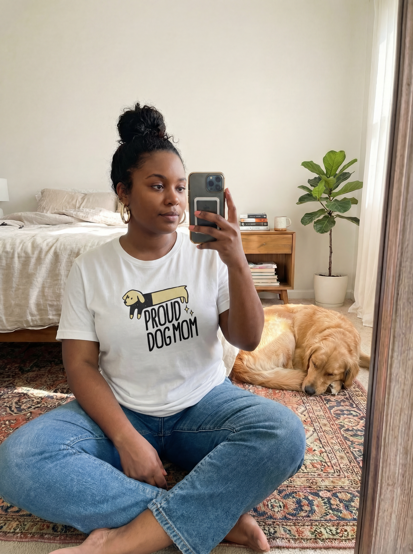 Long Dog Tee — Dog Mom