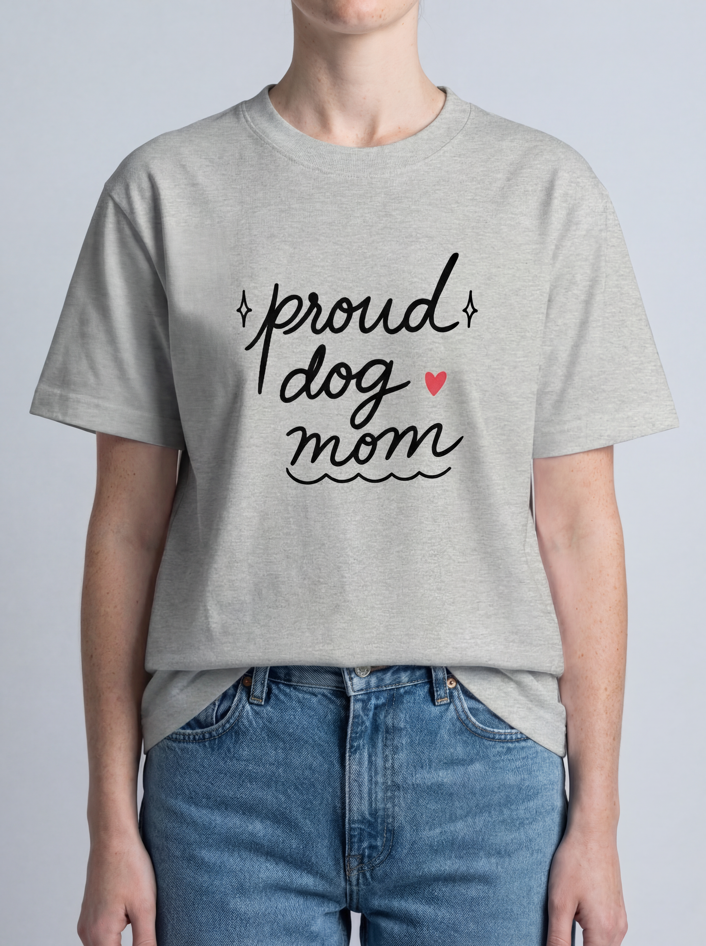Proud Heart Tee — Dog Mom