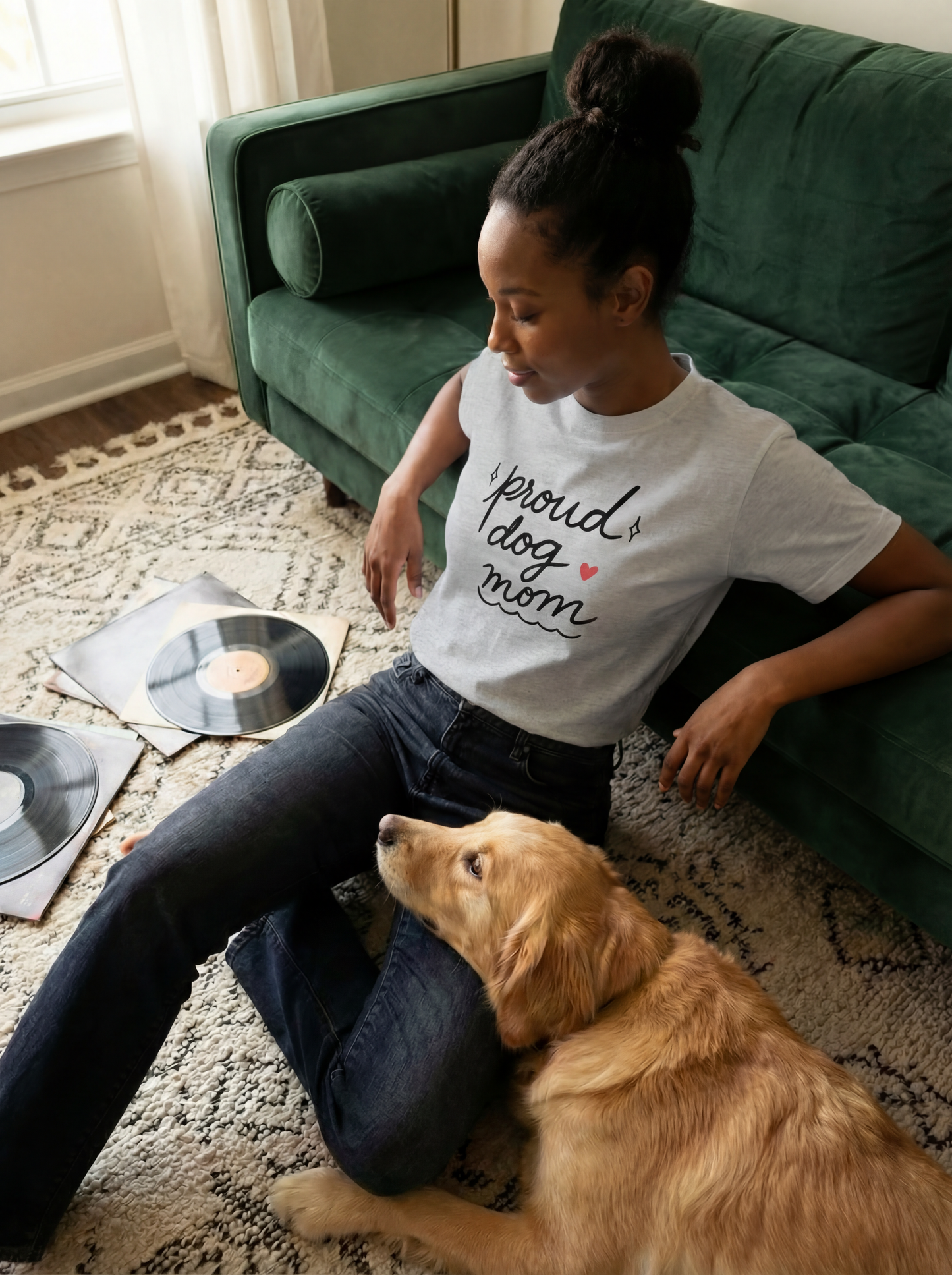 Proud Heart Tee — Dog Mom