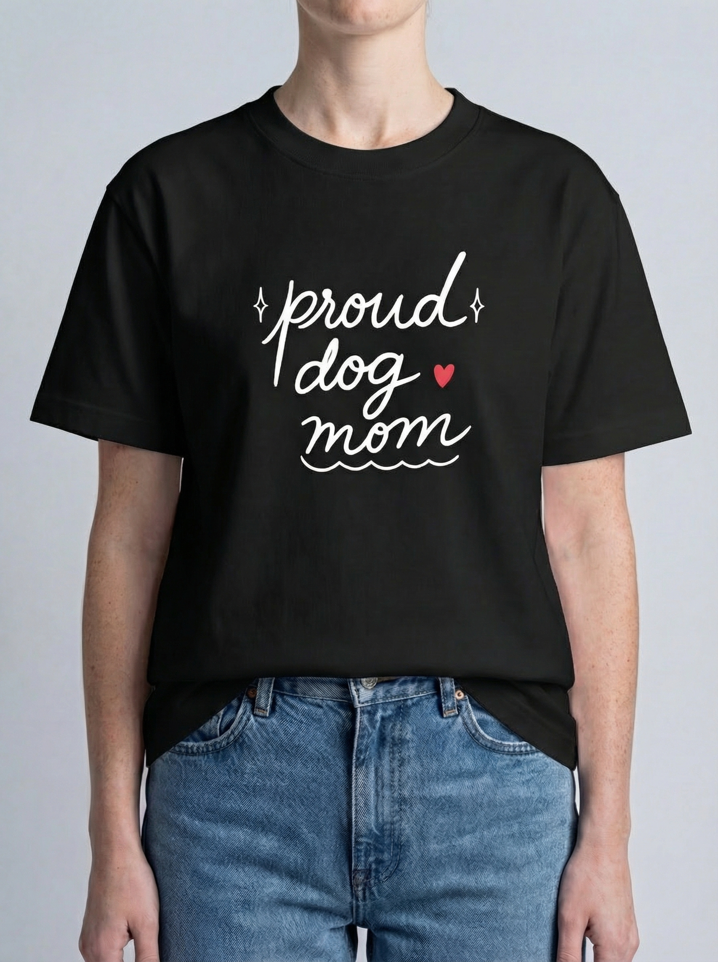 Proud Heart Tee — Dog Mom