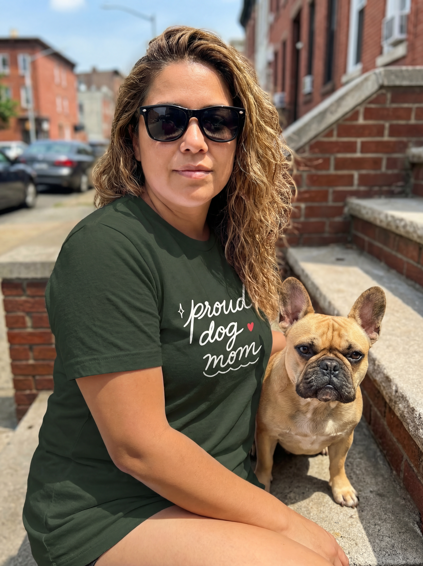 Proud Heart Tee — Dog Mom