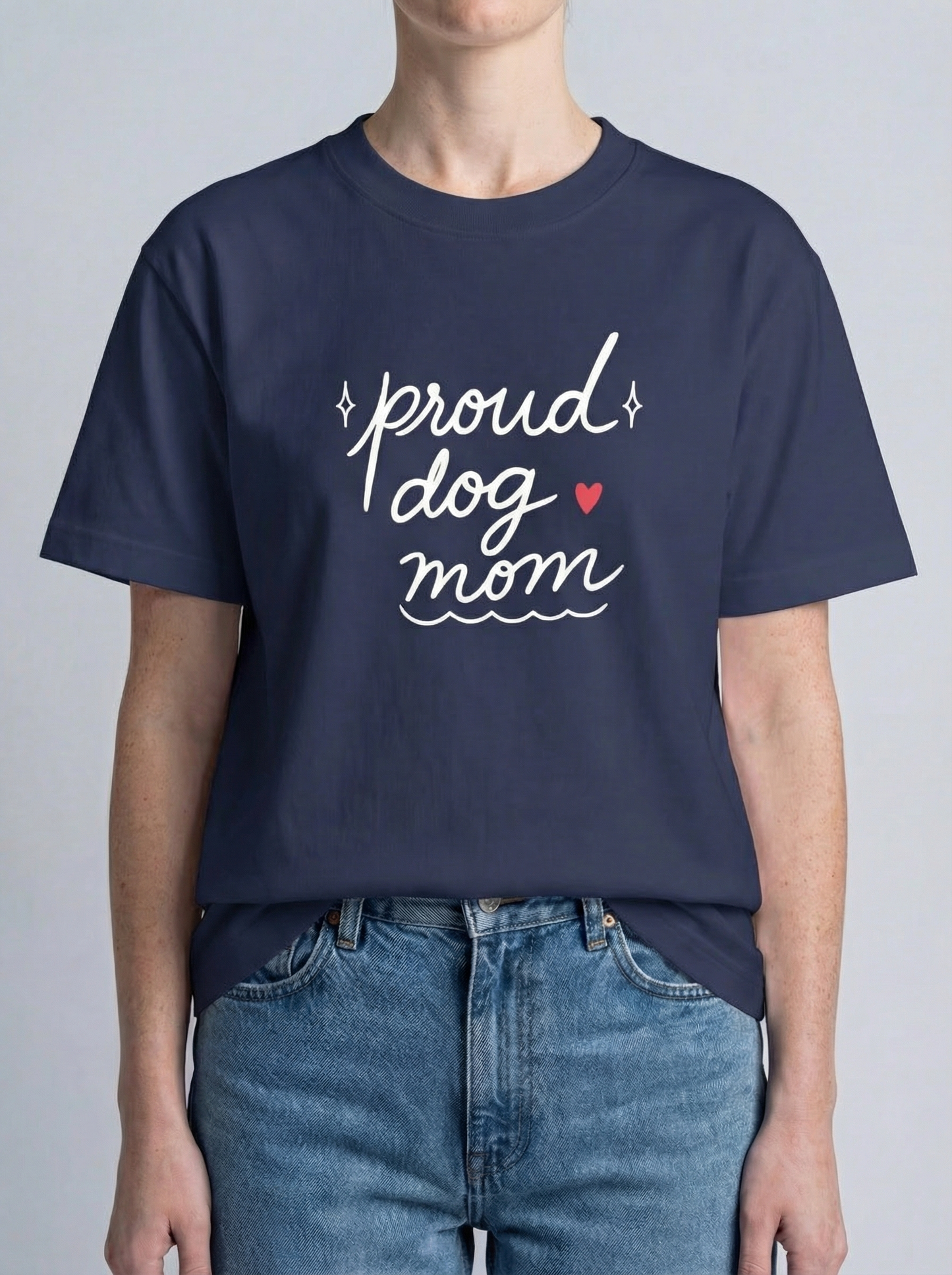 Proud Heart Tee — Dog Mom