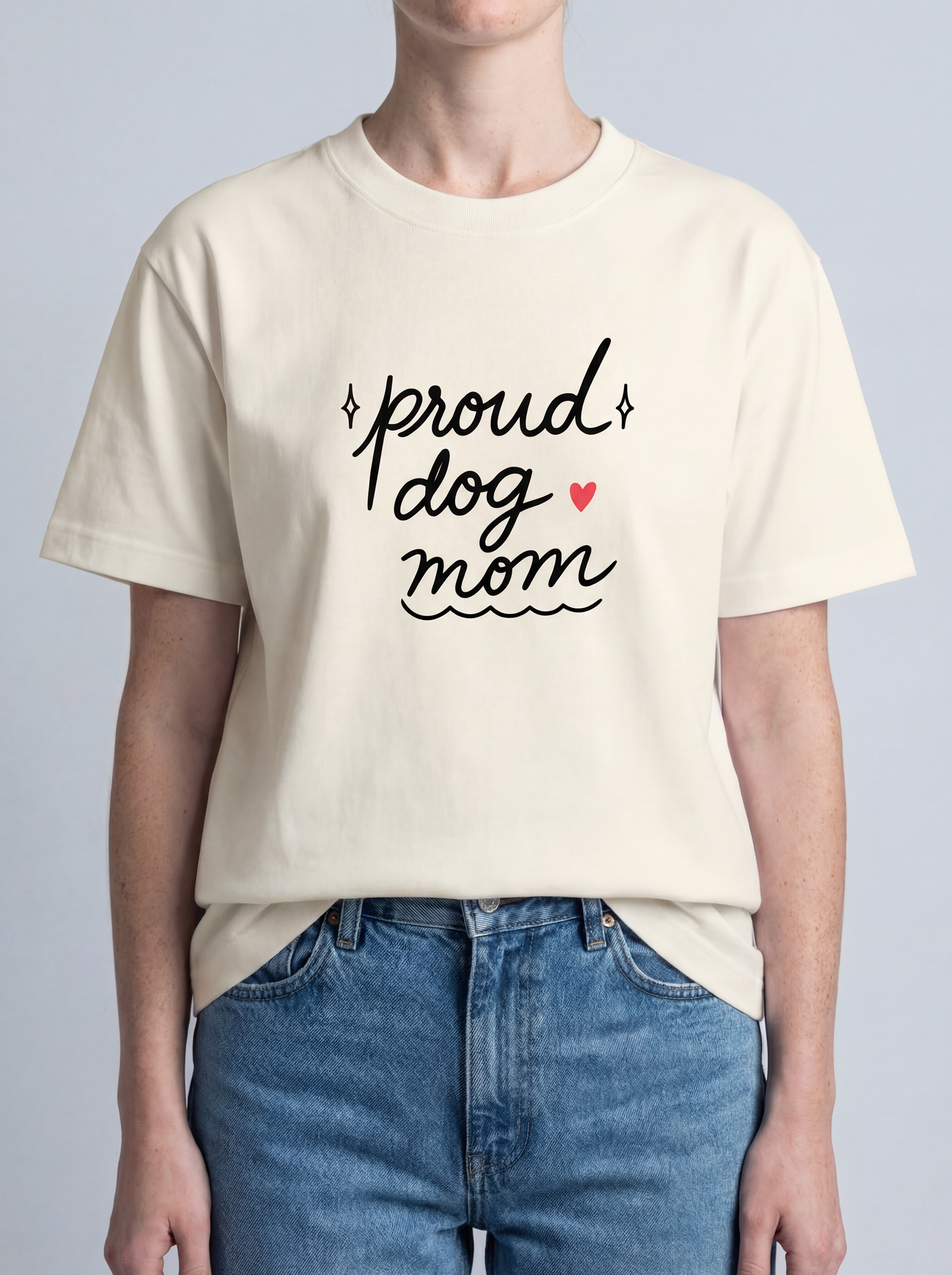 Proud Heart Tee — Dog Mom