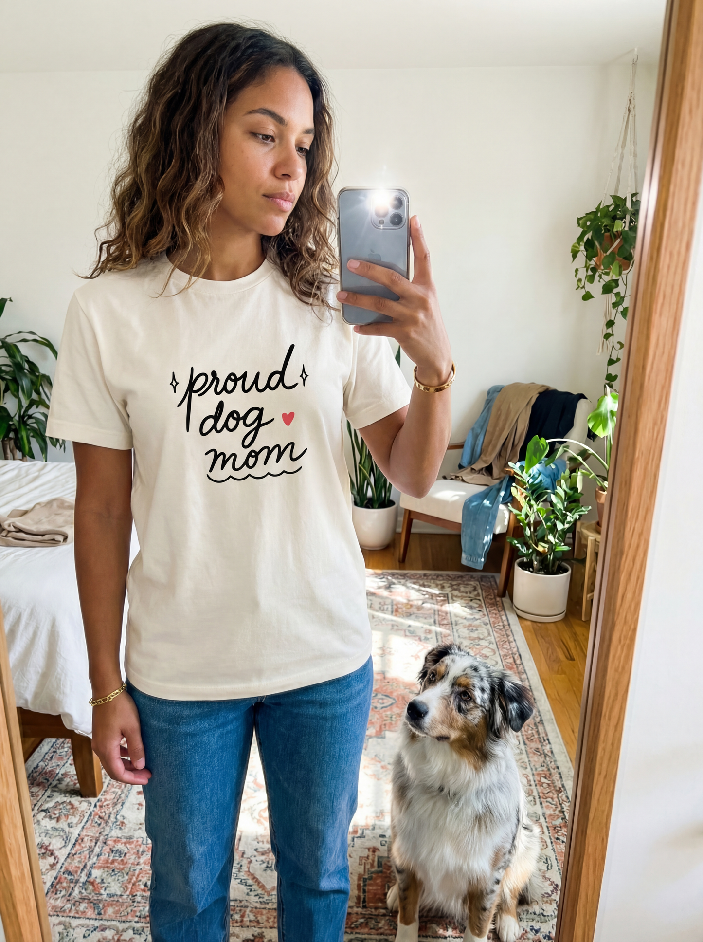 Proud Heart Tee — Dog Mom