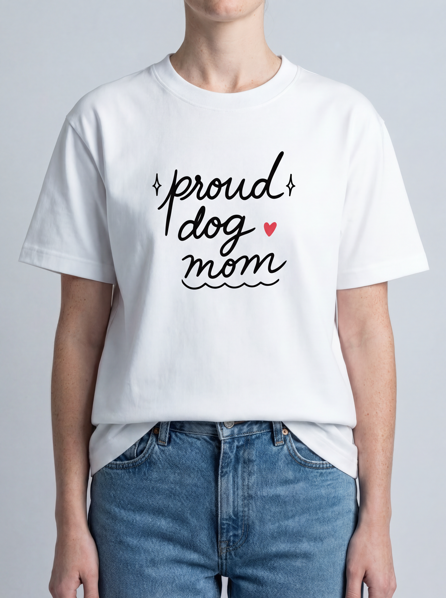 Proud Heart Tee — Dog Mom