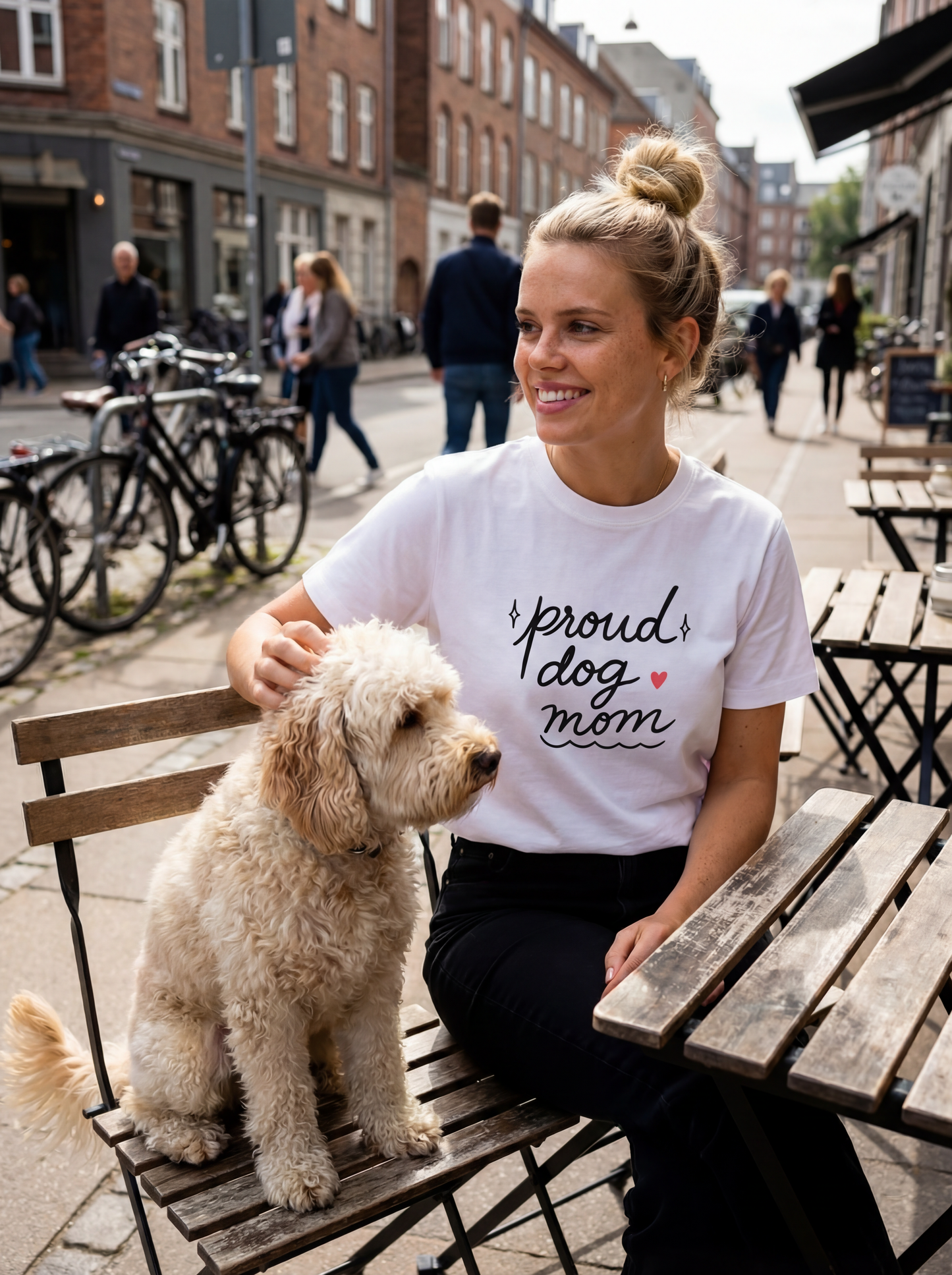 Proud Heart Tee — Dog Mom