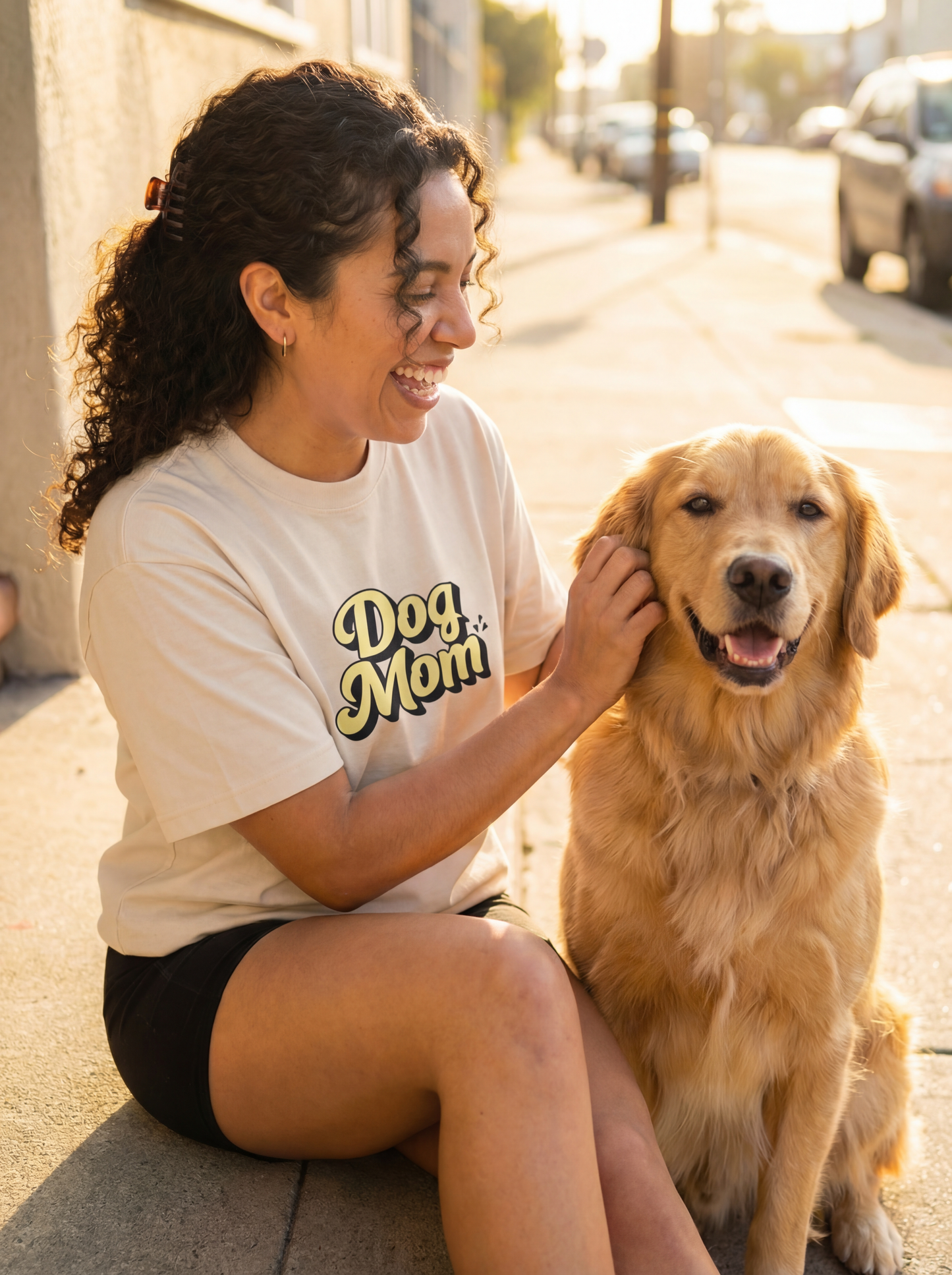 Retro Tee — Dog Mom
